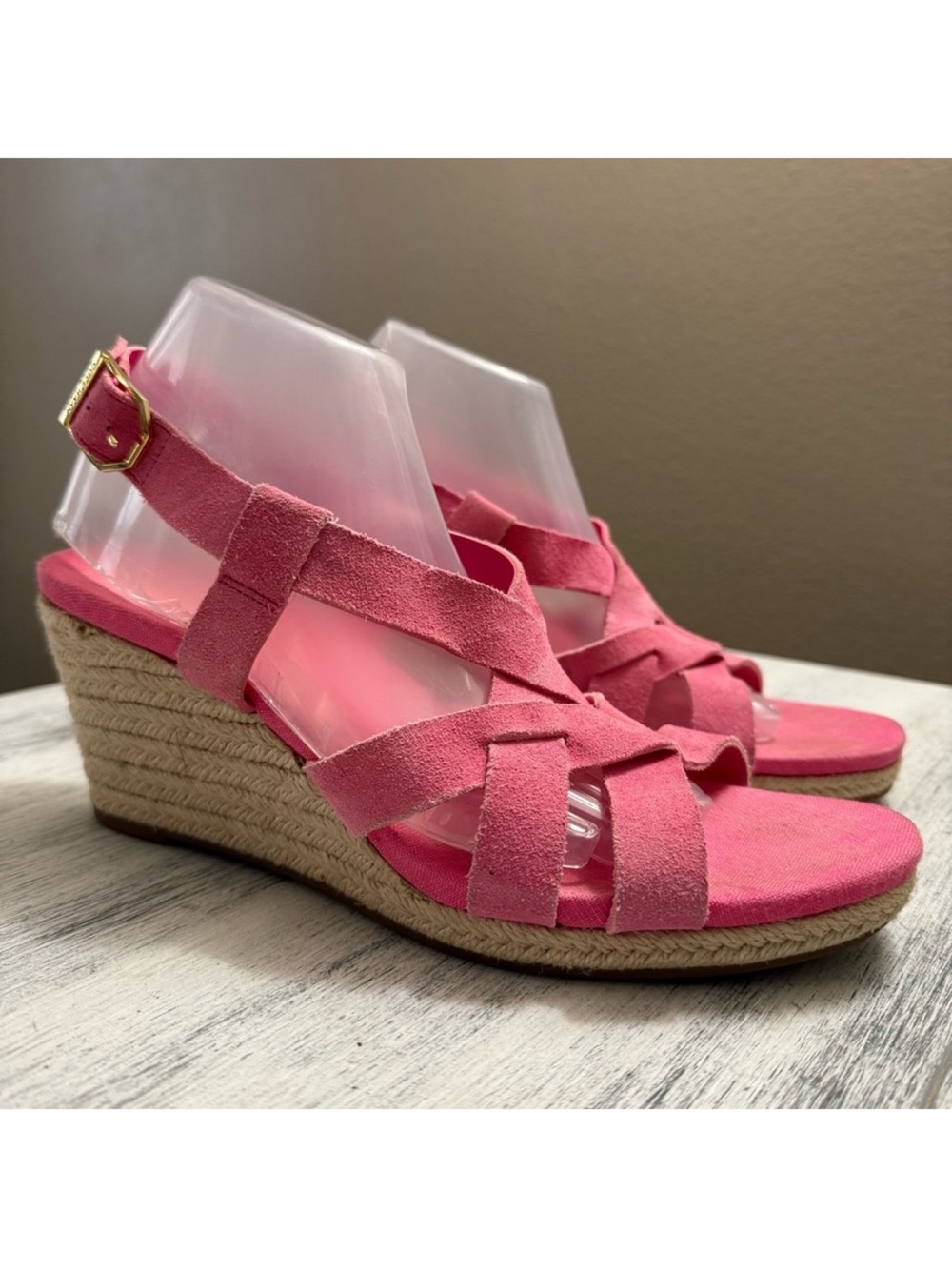 Cole Haan espadrille Strappy Wedges size 9B